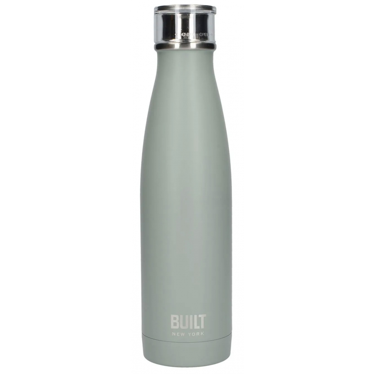 Built NY 500毫升 不鏽鋼真空保溫水瓶 (灰綠色)