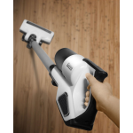 Sezze 西哲 S35E(W) 二合一旋風無線吸塵機 (白色)：180°旋轉吸頭、LED微塵追蹤燈、可水洗濾網