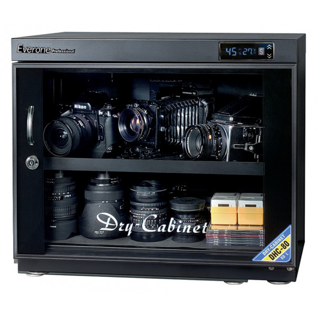 Everone DHC-080II 80L 數碼自動電子防潮箱 (橫向)