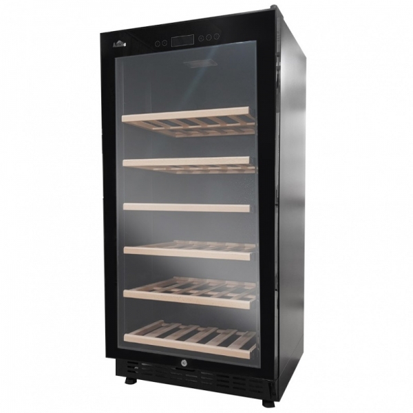 Acalava ALWC-70PW 70瓶壓縮式電子酒櫃 | 櫸木架 | 觸控LCD顯示