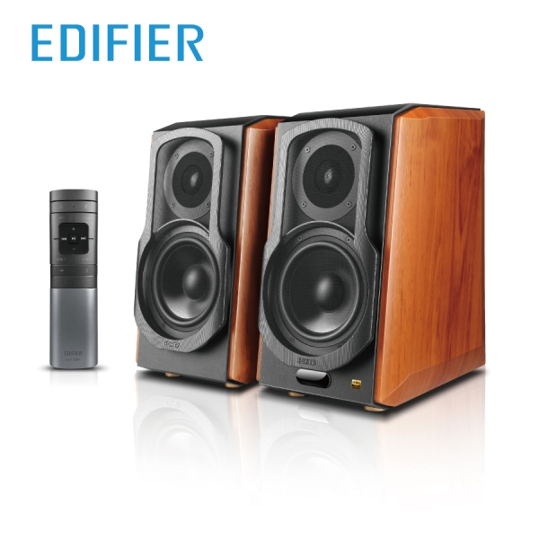 Edifier S1000W 藍牙書架式喇叭 | Hi-Res AUDIO認證 | Wi-Fi連接