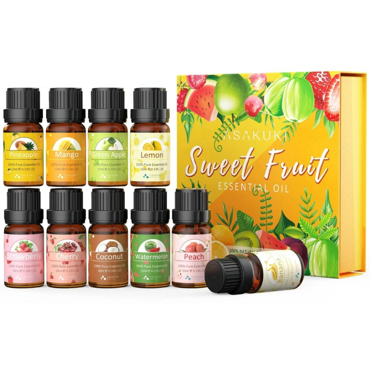 Asakuki AT3O10D0106HK00 10合1熱帶果香系香薰精油禮盒