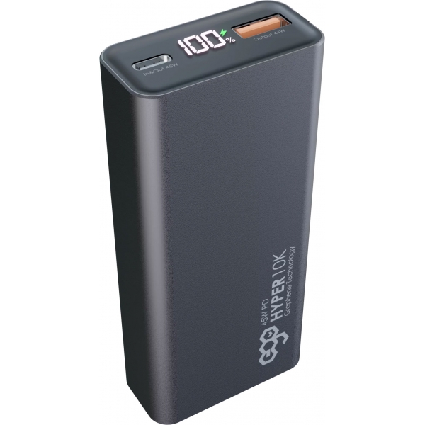 EGO Hyper10K 石墨烯10000mAh 45W 行動電源 (太空灰)