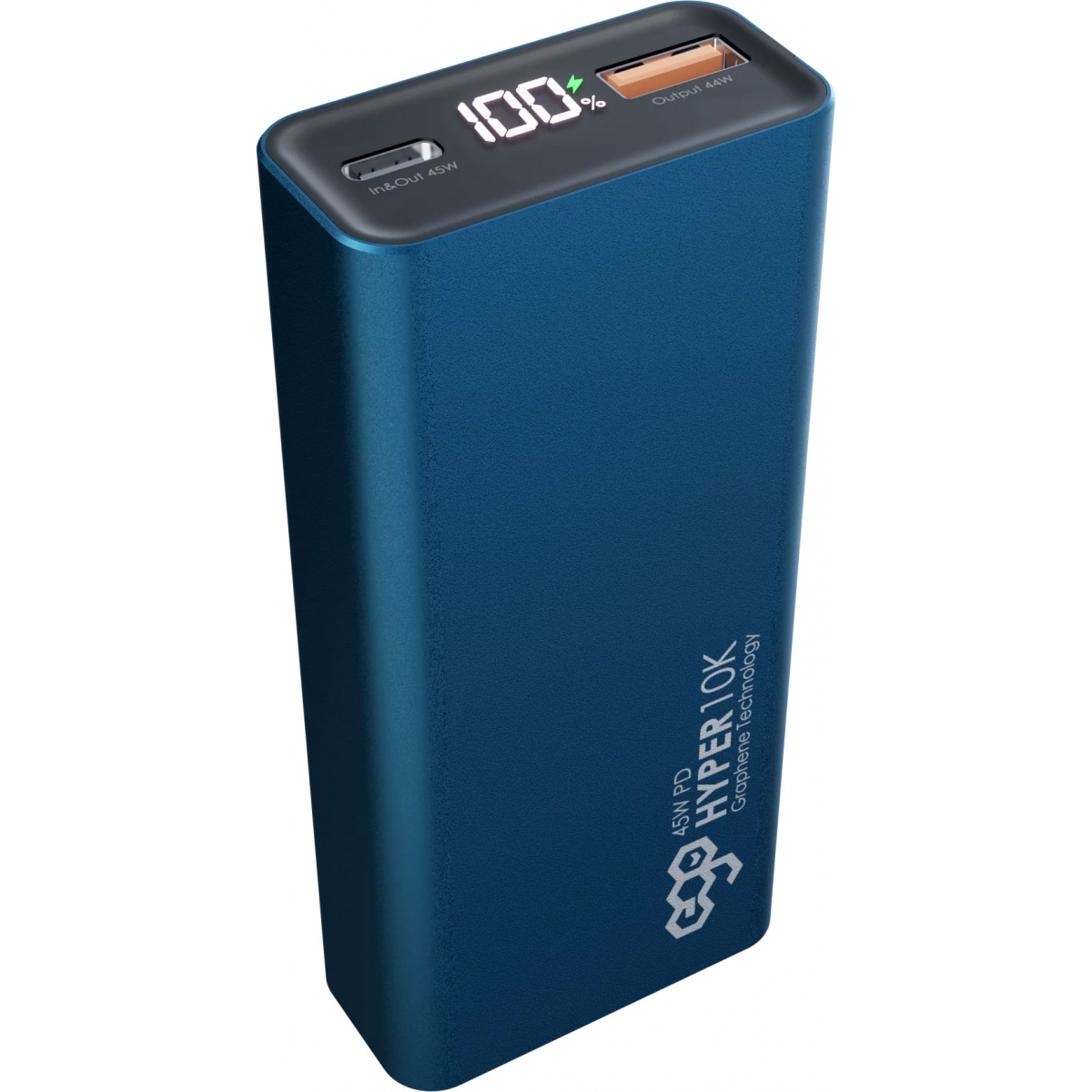 EGO Hyper10K 石墨烯10000mAh 45W 行動電源 (太平洋藍)