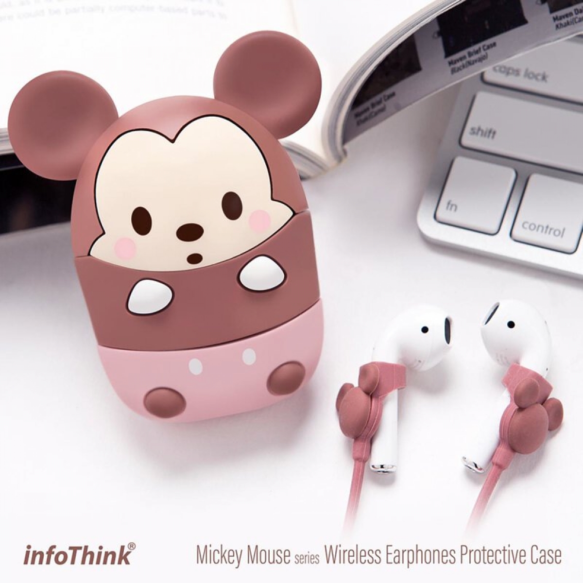 infoThink iAC-100(Mickey) 米奇系列無線耳機造型保護套 (適用於Air Pods)