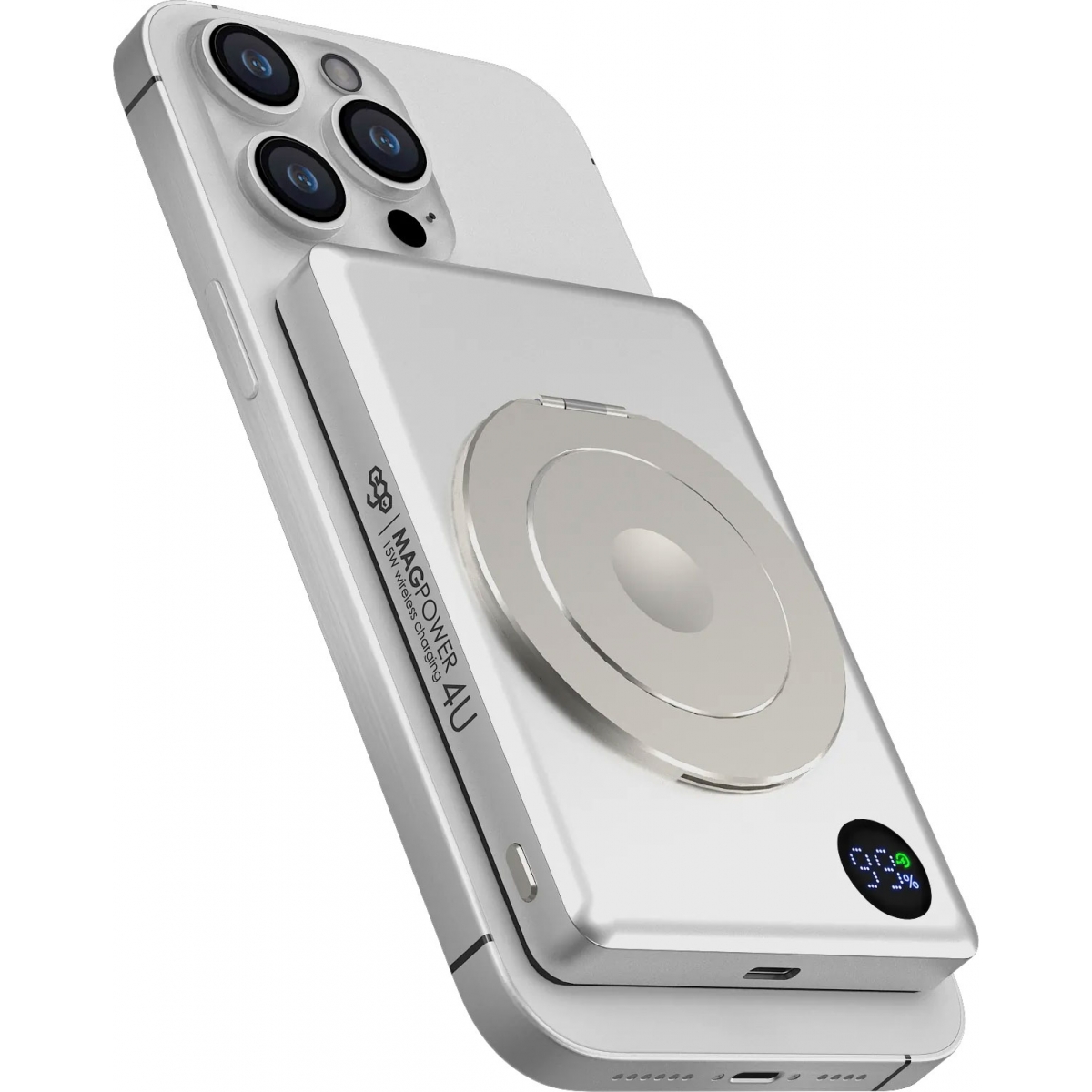 EGO Magpower Gen.4U 10000mAh Magsafe 移動電源 (絕對白原鈦)