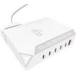 EGO EX120-WH Exinno+ 180W 6孔USB充電器 (白色) - 帶即時輸出顯示