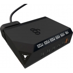 EGO EX240-BK Exinno+ 300W 6USB充電器 (黑色) - 帶即時速度顯示