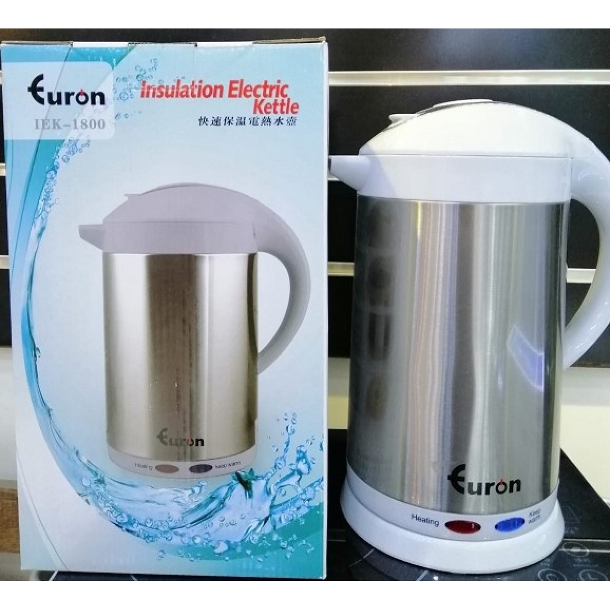 Euron IEK-1800 1.6公升 電熱水煲 (1800W, 保溫功能)