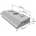 ATHENS 金雅典 GH-368IEC 90cm 抽油煙機：電熱除油，超寧靜雙摩打，亮面不銹鋼