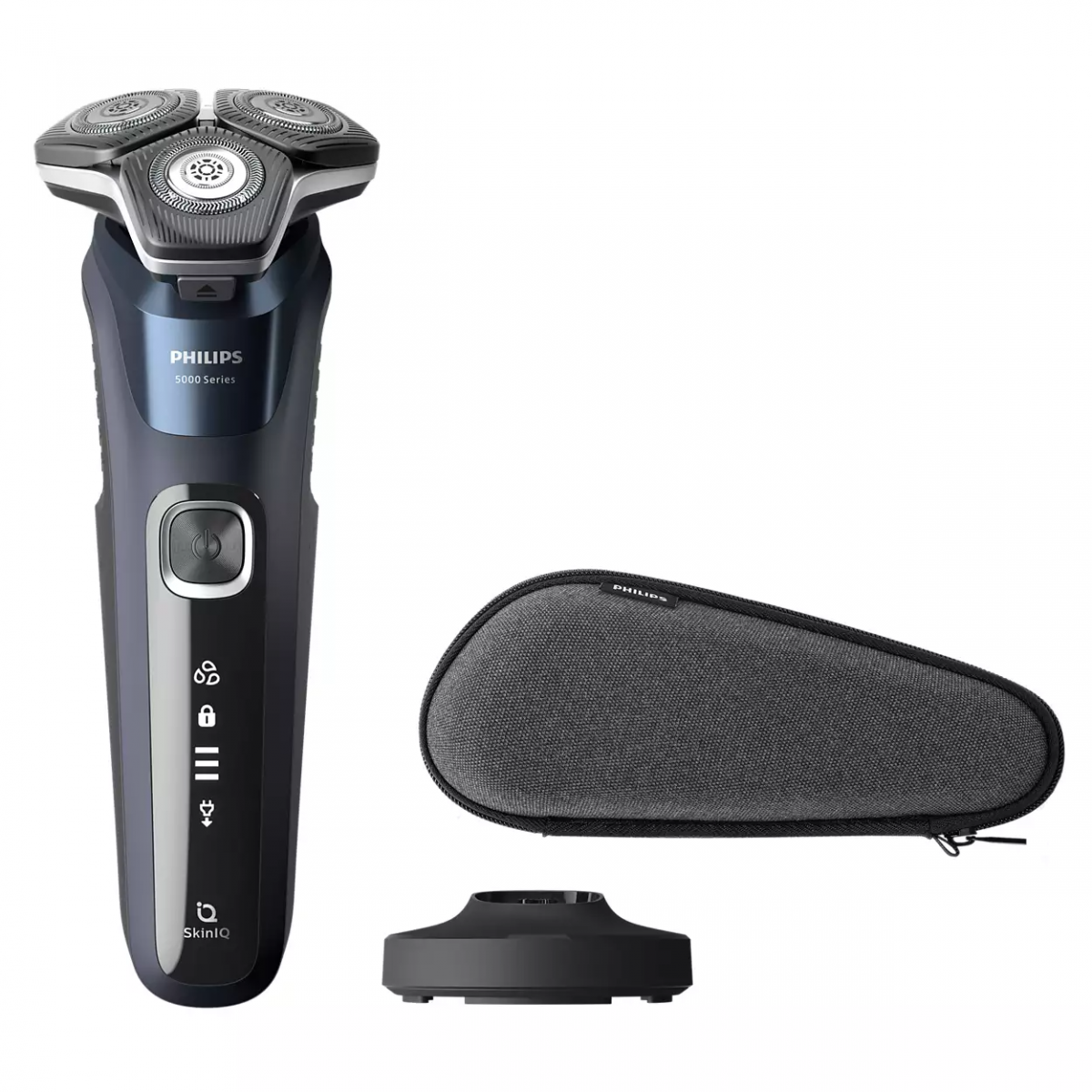 Philips Shaver Series 5000 乾濕兩用電鬚刨 (S5885/35): SkinIQ技術、SteelPrecision刀片、360-D靈活刀頭