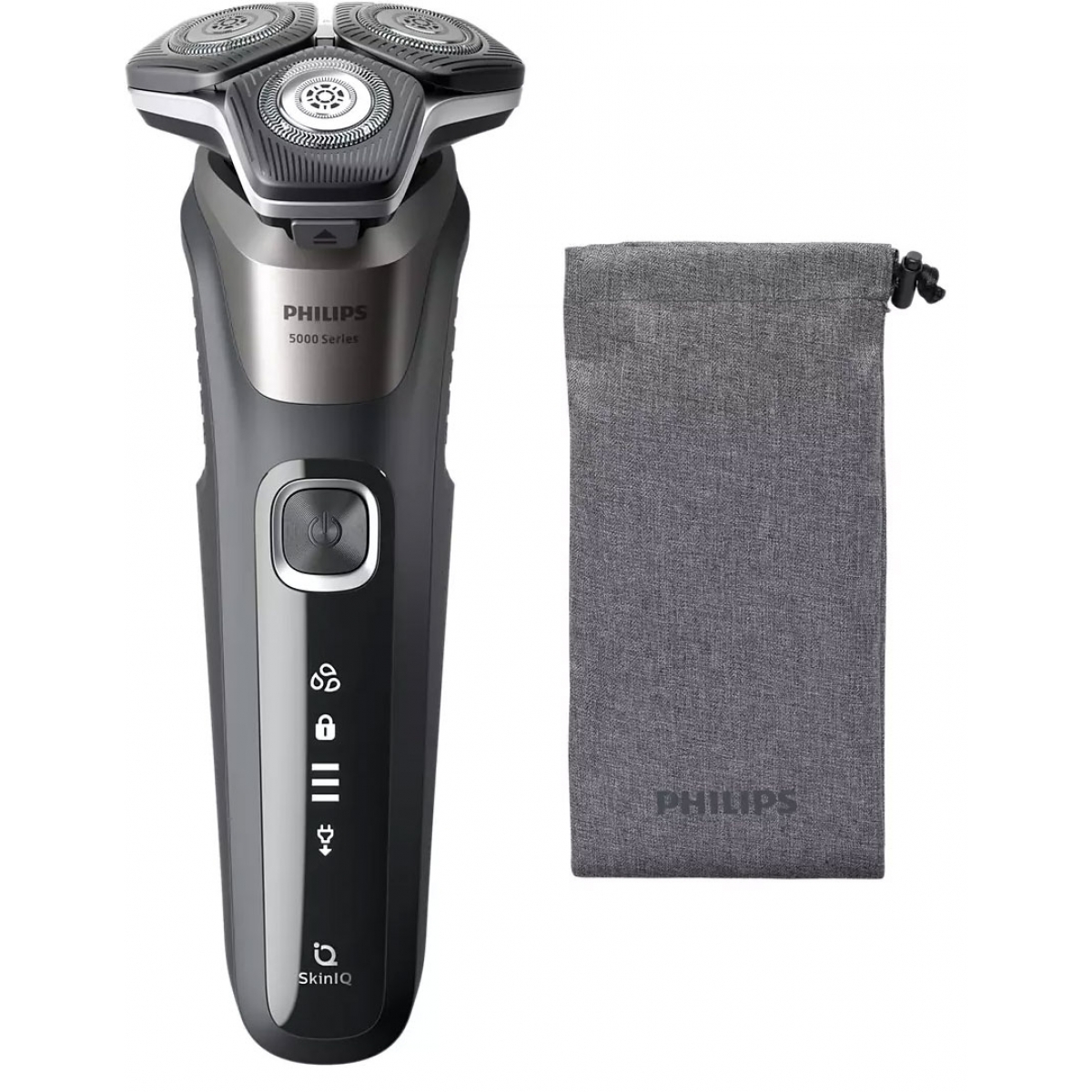 Philips Shaver Series 5000 乾濕兩用電鬚刨 (S5887/10): SkinIQ技術、SteelPrecision刀片、360-D靈活刀頭