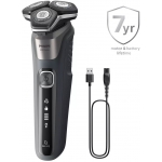 Philips Shaver Series 5000 乾濕兩用電鬚刨 (S5887/10): SkinIQ技術、SteelPrecision刀片、360-D靈活刀頭