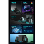 Edifier G1500 MAX 專業電競遊戲喇叭: 2.5吋全頻+4吋低音、DSP解碼、10種RGB燈效