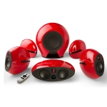 Edifier E255 Wireless Subwoofer 5.1 Home Theater Speakers (Red)