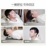 3ZeBra G09-2 頸椎熱敷牽引枕 (白色) - 人體工學、重力牽引、3檔溫控