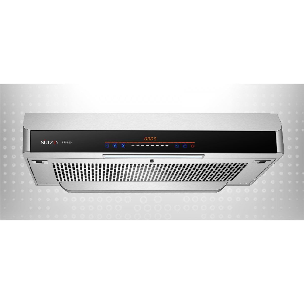 Nutzen 樂斯 NRH-20S 71厘米 體感雙摩打電熱除油抽油煙機 (活性炭)