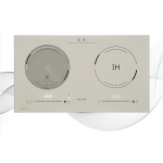 Nutzen 樂斯 NCIH-28D 71厘米 2800W 嵌入式 輕觸雙頭電磁電陶爐 (香檳銀)