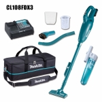 Makita CL108FDX3 充電式吸塵機套裝 (藍色)