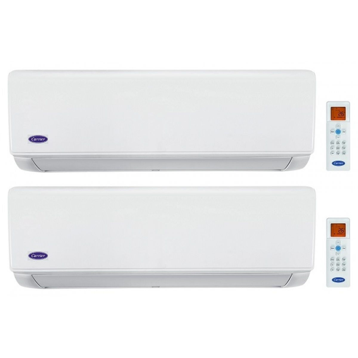 Carrier 開利 1.0+1.5匹 變頻淨冷型多聯式掛牆分體冷氣機 (一拖二)