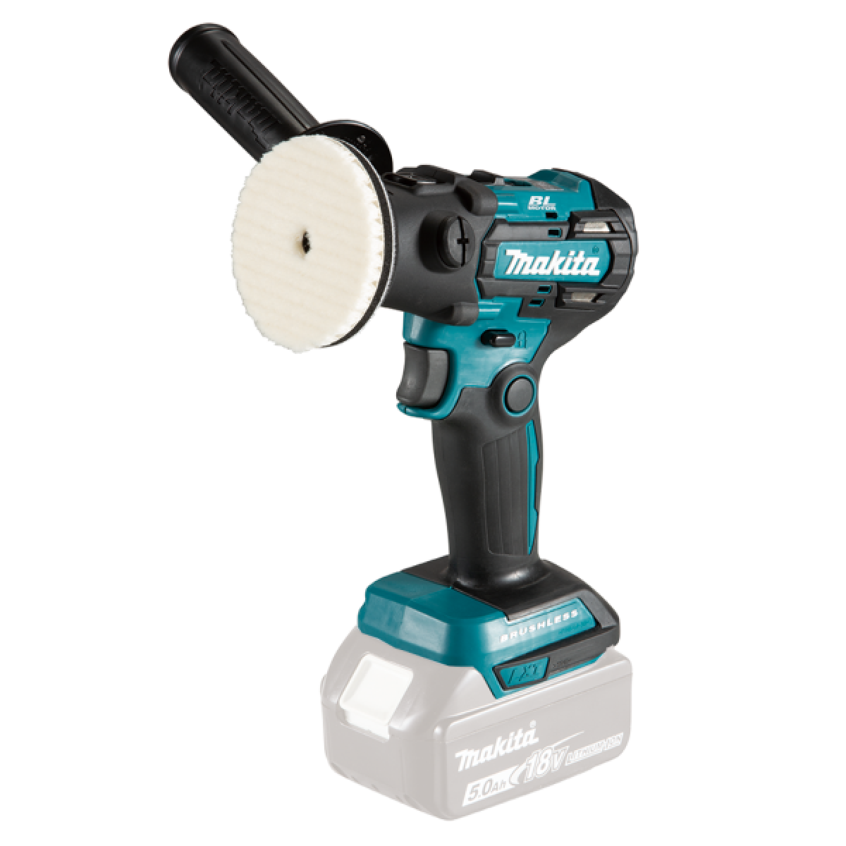 Makita DPV300Z 充電式拋光機 兩用設計