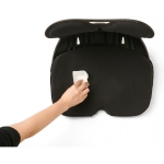 Hi hip 黑色加大升級版坐姿矯正椅背坐墊 (200kg承重/槓桿原理)