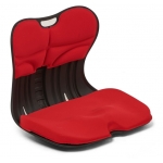 Hi hip 紅色加大升級版坐姿矯正椅背坐墊 (200kg承重/槓桿原理)