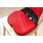 Hi hip 紅色加大升級版坐姿矯正椅背坐墊 (200kg承重/槓桿原理)