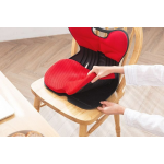 Hi hip 紅色加大升級版坐姿矯正椅背坐墊 (200kg承重/槓桿原理)