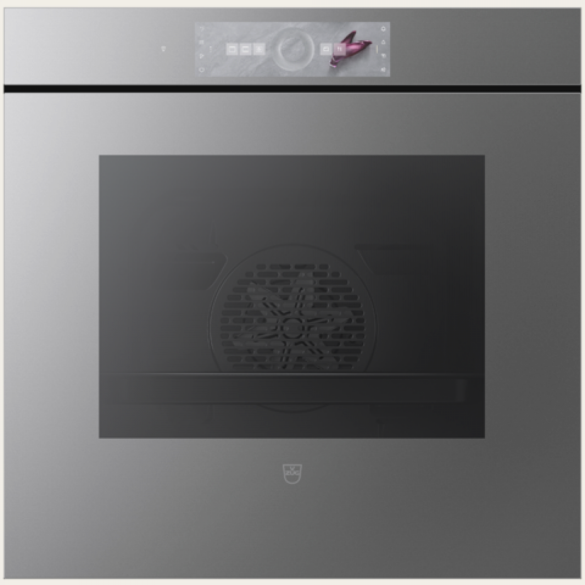 V-Zug Combair-Steam V6000 69公升嵌入式蒸焗爐 (白金鏡面玻璃)