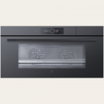 V-Zug CS6T-23034 CombiSteamer V6000 Grand 90厘米 68公升 嵌入式蒸焗爐 (黑色鏡面玻璃)