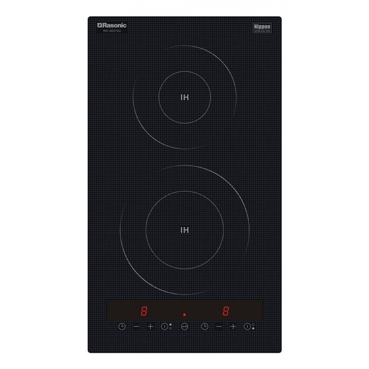 RASONIC RIC-SD37G2 樂信 3700W 30cm 嵌入式/座檯式雙頭電磁爐