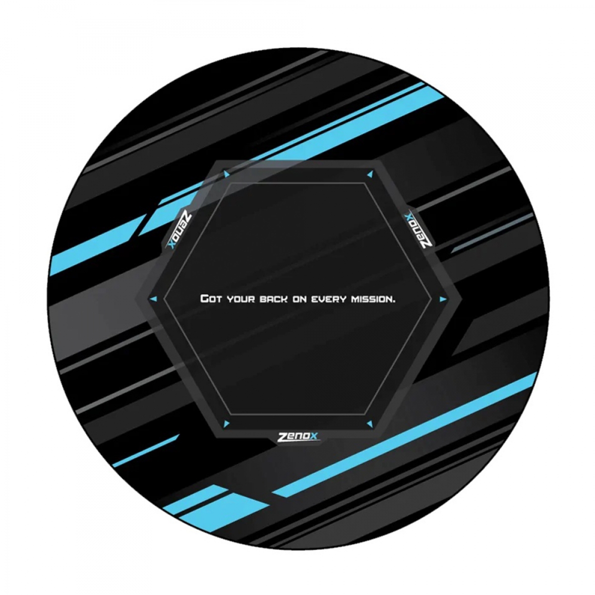 Zenox 電競椅地墊 (藍色)