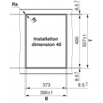V-Zug CookTop Teppan Yaki CTI6T-31140 I40 38cm 嵌入式鐵板燒電磁爐：兩個溫區、精準控溫、多功能預設