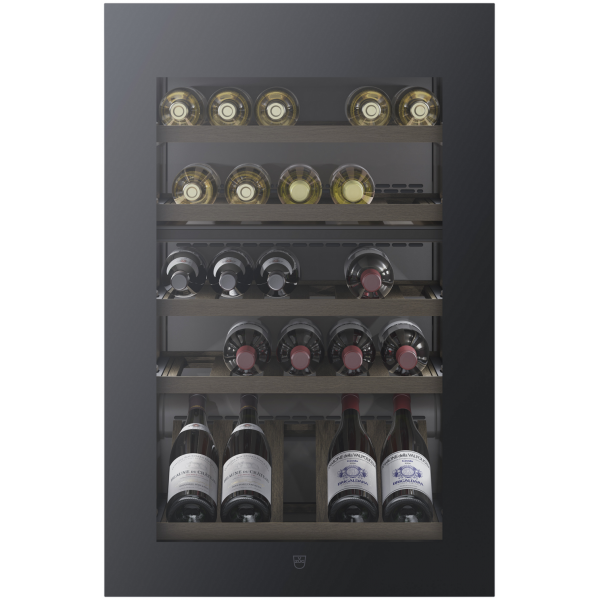 V-Zug WC4T-51102-LH 38瓶 嵌入式雙溫區紅酒櫃 (黑鏡面玻璃) (左門鉸)