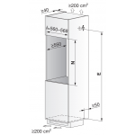 V-Zug WC4T-51102-LH 38瓶 嵌入式雙溫區紅酒櫃 (黑鏡面玻璃) (左門鉸)