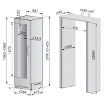 V-Zug WC6T-51097-LH 72瓶 WineCooler V6000 Supreme 雙溫區紅酒櫃 (左門鉸)