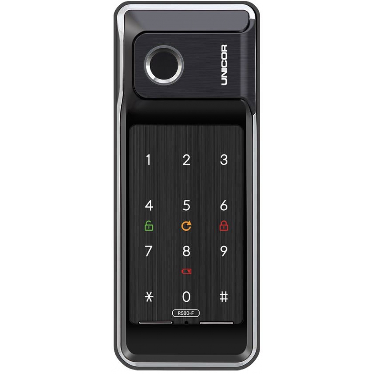 Unicor UNC-R500FBK 指紋電子門附加鎖 (黑色)