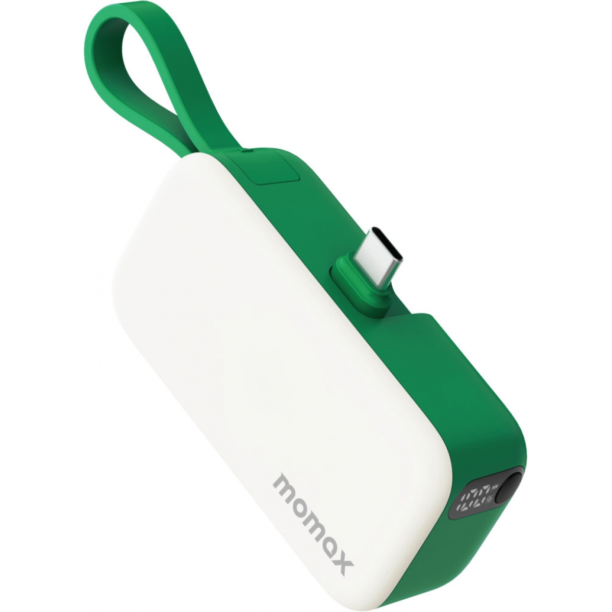 Momax 1-Power Mini 5000mAh 内置可折叠USB-C移動電源 IP130G (綠色)