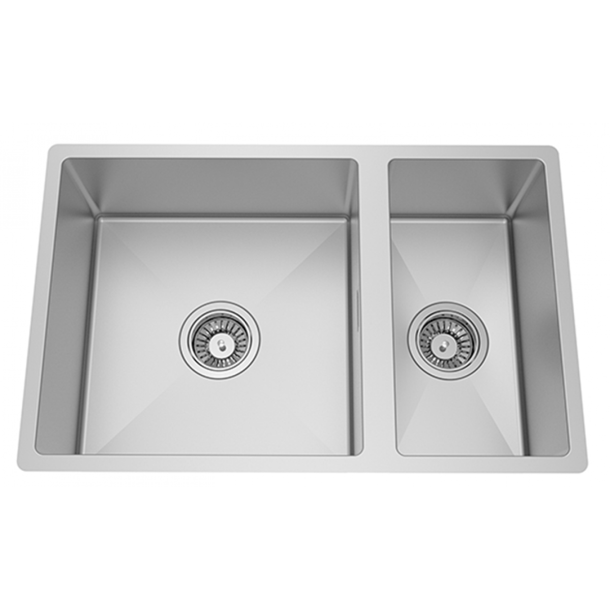 Elleci ARCA ARC2066DB-15 不銹鋼廚房雙鋅盆 | 1.5mm厚304不銹鋼 | 多功能安裝