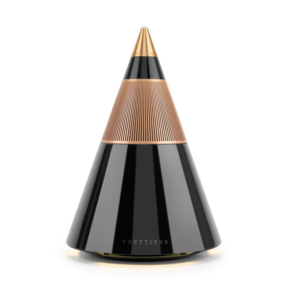 Trettitre TreSound1 三分頻HiFi藍牙音箱 | 360度環繞聲 | 藝術設計 (黑色)