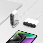 Momax 1-Charge Flow+ 120W 六輸出桌面GaN充電座 | 智能功率分配 | UM55UKW