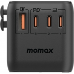 Momax 1-World 140W GaN旅行充電插座 | 內附140W USB-C充電線 | 多國插頭 | UA16UKGSD