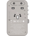 Momax 1-World+ 70W GaN旅行插座 | 內置伸縮USB-C線 | 多國插頭 (灰色)