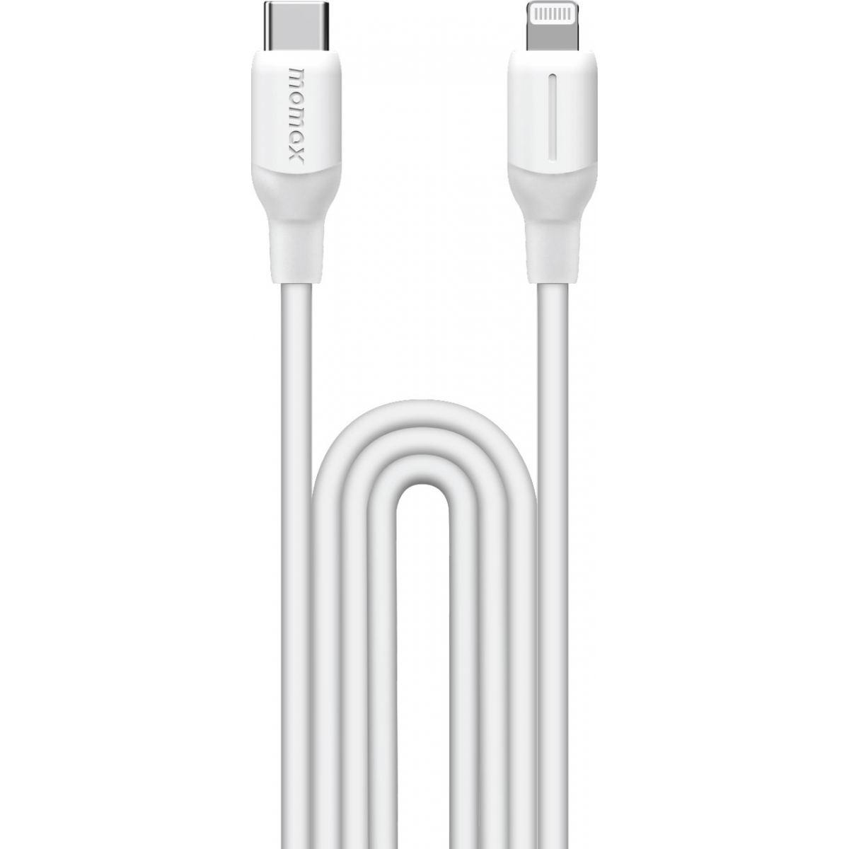Momax 1-Link Flow CL 1.2米USB-C to Lightning充電線 | Apple MFi認證 | 矽膠材質 (白色)