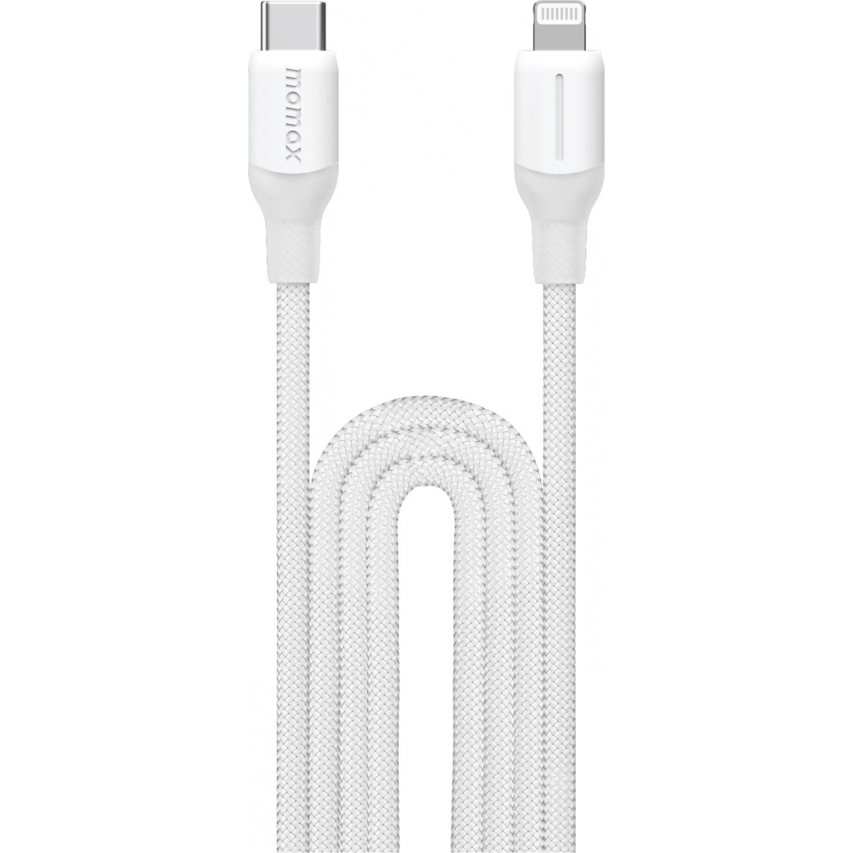 Momax 1-Link Flow CL+ 2米USB-C to Lightning編織線 | Apple MFi認證 (白色)