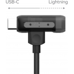 Momax 1-Link Flow Duo 1.5米USB-C to Lightning/USB-C二合一編織線 | Apple MFi認證 (黑色)