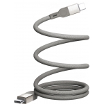 Momax Mag Link DC35L 磁吸USB-C編織線 (1米) | 100W | 鈦色