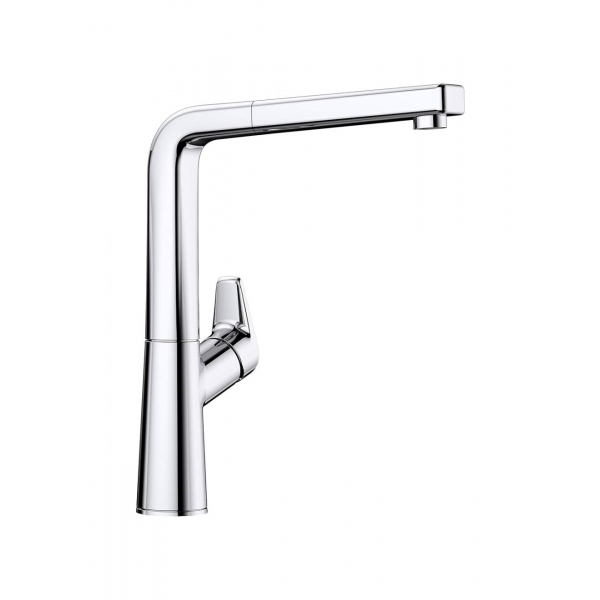 Blanco Avona-S 昇盤水龍頭 (鍍鉻色) | 可伸縮噴頭 | 190°旋轉