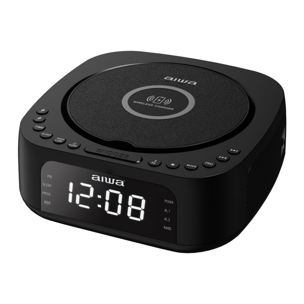 Aiwa 愛華 AW-8819BB 手提CD播放機 (帶無線充電功能)